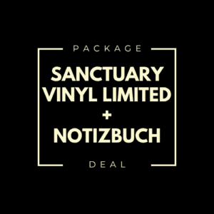 Package-Deal: Sanctuary limited Vinyl + Notizbuch